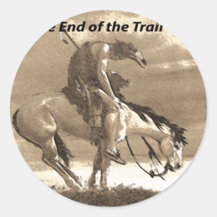 Native American Quotes Classic Round Sticker