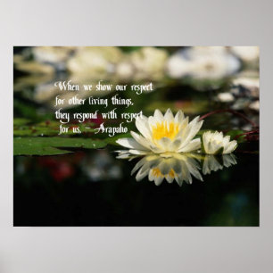 Native American Quotes Poster