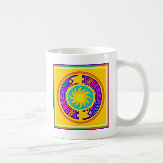 Native American Rainbow Spirits Coffee Mug (Right)