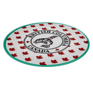 Native American Red Black Art Orca Killer Whale Cutting Board