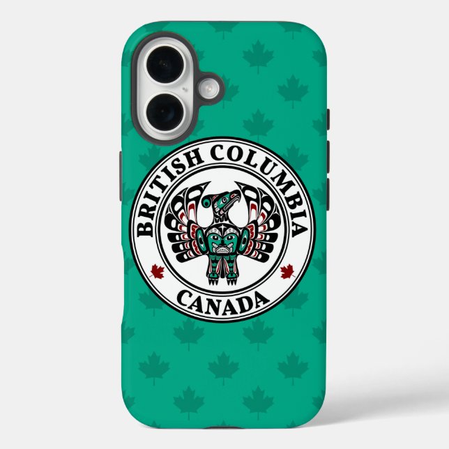 Native American Red Black Art Thunderbird Case-Mate iPhone Case (Back)