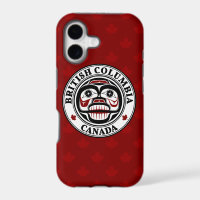 Native American Red Black Art Weeping Skull