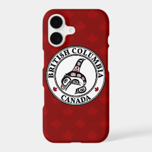 Native American Red Black Haida Killer Whale
