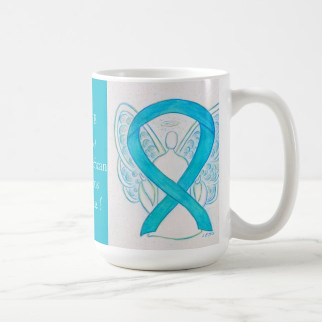 Native American Reparations Awareness Ribbon Mug (Right)