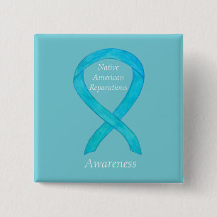 Native American Reparations Awareness Ribbon Pins