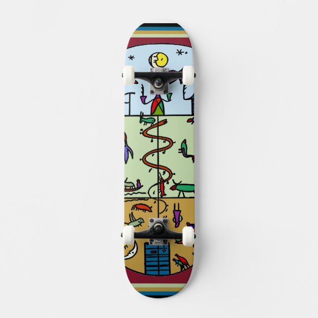 Native American Shaman Skateboard (Front)