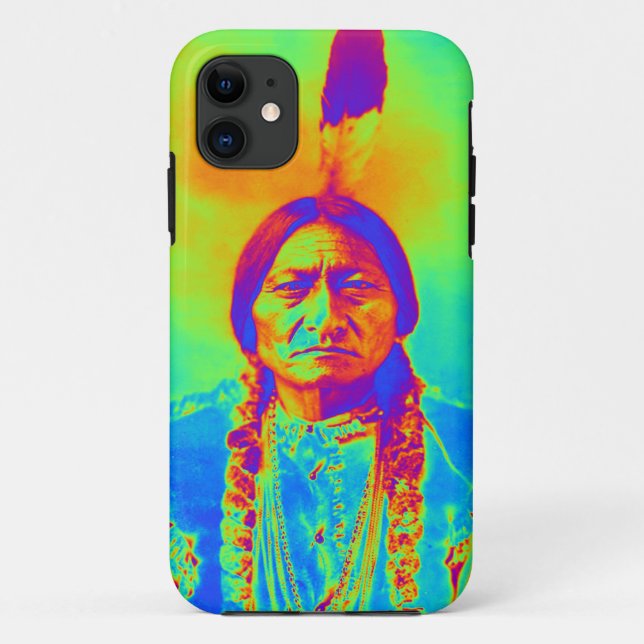 Native American Sitting Bull Case-Mate iPhone Case (Back)