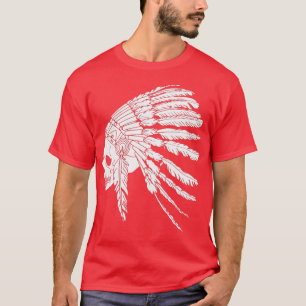 Native American Skull side view  T-Shirt