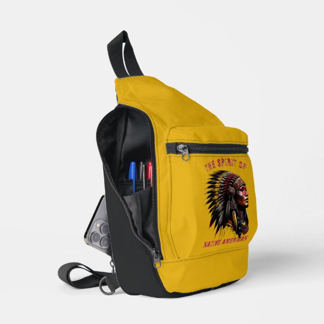 Native American Sling Bag (Open)