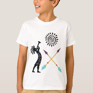Native American Snake Music Kokopelli T-Shirt