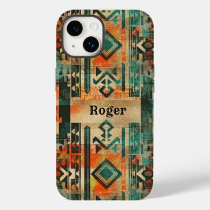 Native American Southwest Aztec Personalised Case-Mate iPhone 14 Case