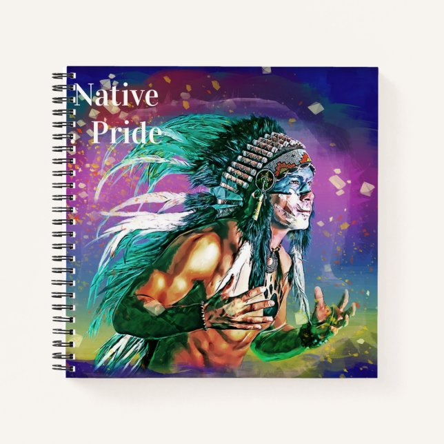 Native American Spiral Notebook (Front)