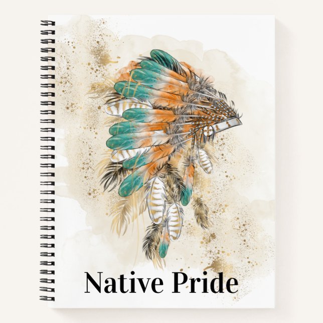 Native American Spiral Notebook (Front)