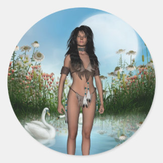 Native American Sticker