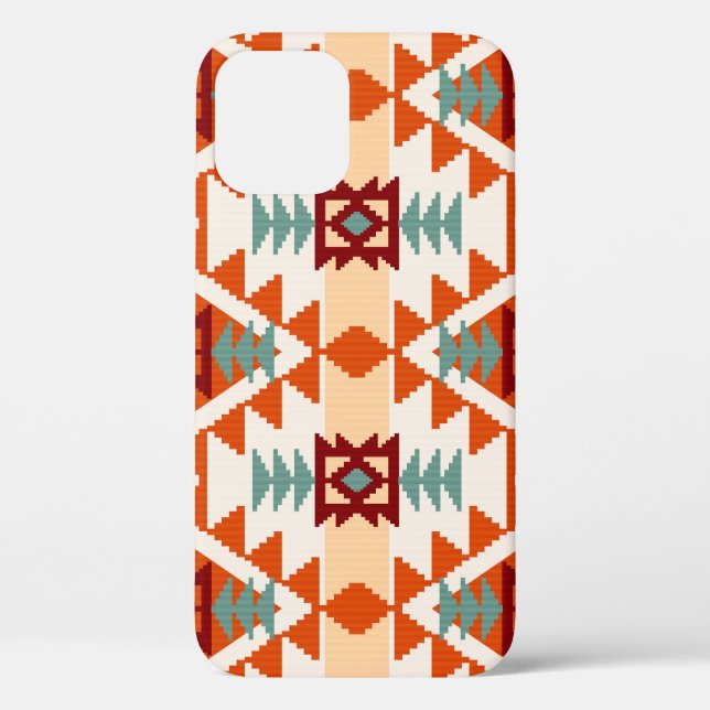 Native American Style Geometric Seamless Case-Mate iPhone Case (Back)