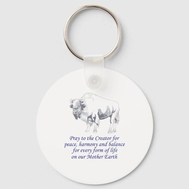 Native American Symbolism Key Ring (Front)