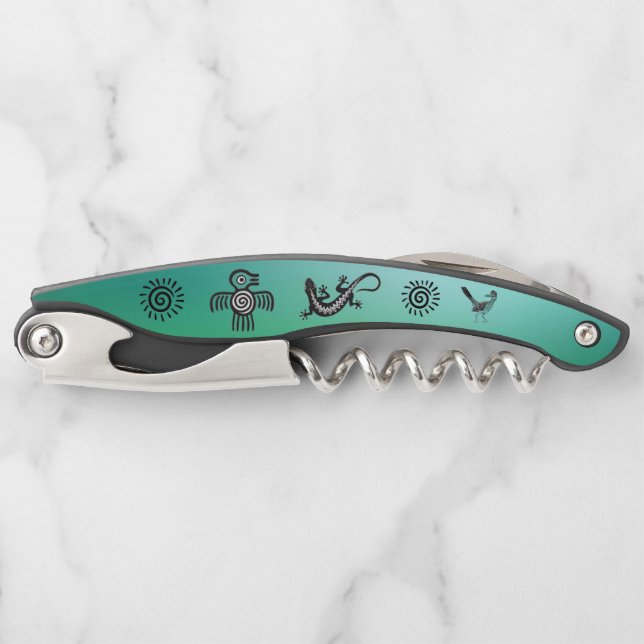 Native American Symbols Corkscrew (Front)