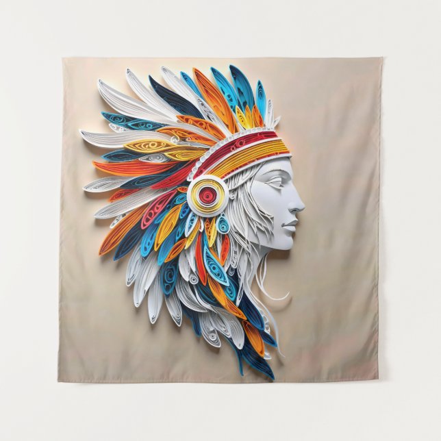 Native American  Tapestry (Front)