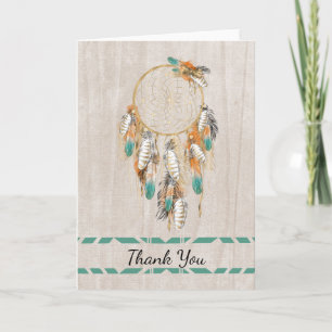 Native American Thank You with Dream Catcher Card