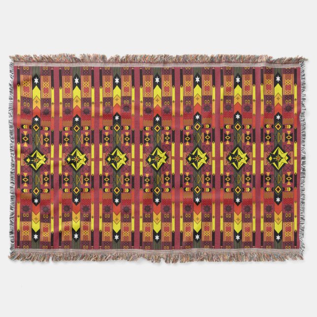 Native American Throw Blanket (Front)