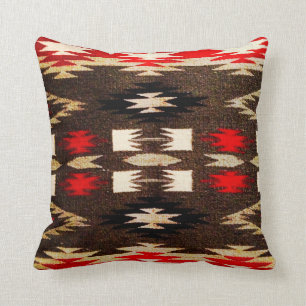 Native American Tribal Design Print Cushion