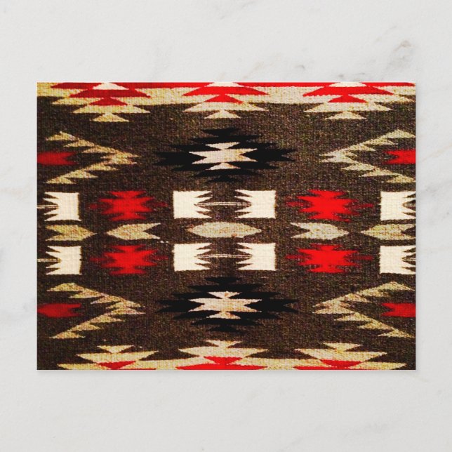 Native American Tribal Design Print Postcard (Front)