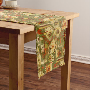 Native american tribal fabric I + your ideas Long Table Runner