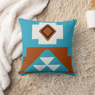 Native American Tribal Inspired Pattern Cushion