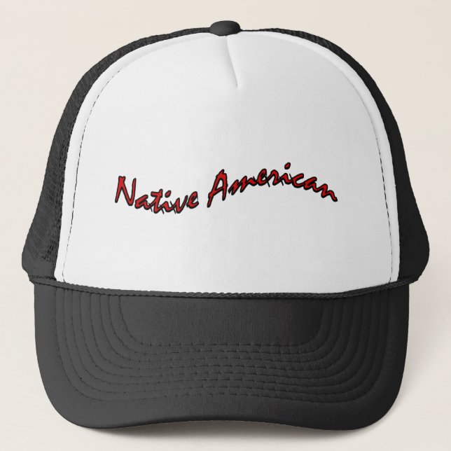 native american trucker hat (Front)