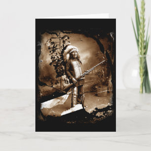 Native American Vintage Card