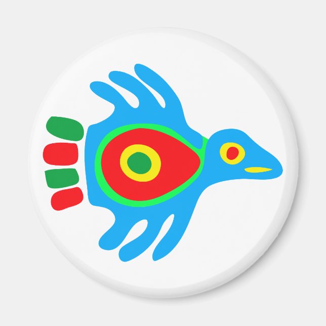 Native American Vogel bird Magnet (Front)