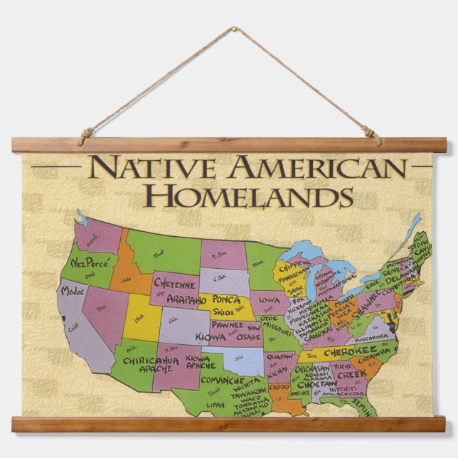 Native American Wall Hanging Tapestry (Front)