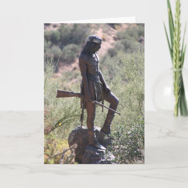 Native American Warrior Notecards (Front)