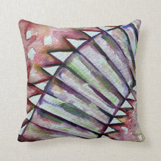 Native American watercolor basket design pillow