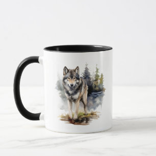 Native American Wolf Mug