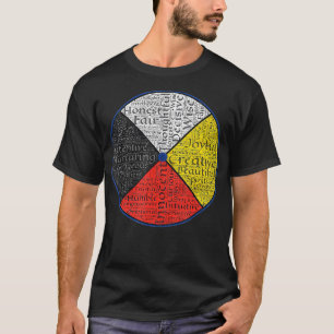 Native American Words Of The Medicine Wheel T-Shirt