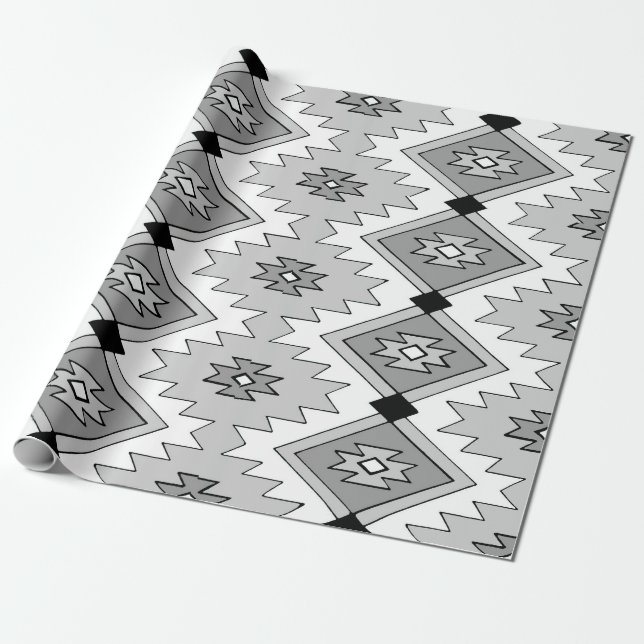 Native American Wrapping Paper (Unrolled)
