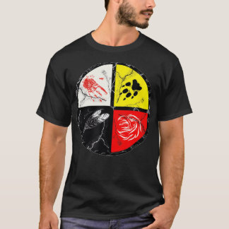 Native AmericanMedicine Wheel  T-Shirt