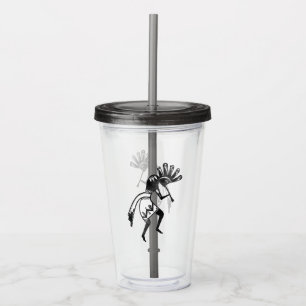 Native Americans Culture - Dancing Kokopelli 1 Acrylic Tumbler