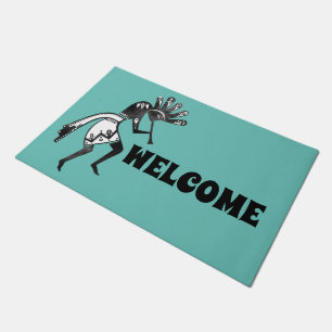 Native Americans Culture - Dancing Kokopelli 1 Doormat