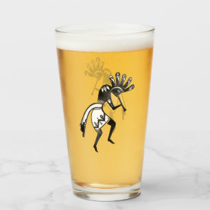 Native Americans Culture - Dancing Kokopelli 1 Glass