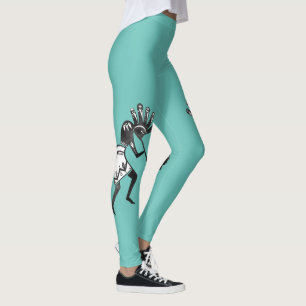 Native Americans Culture - Dancing Kokopelli 1 Leggings