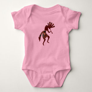Native Americans Culture - Dancing Kokopelli 3 Baby Bodysuit
