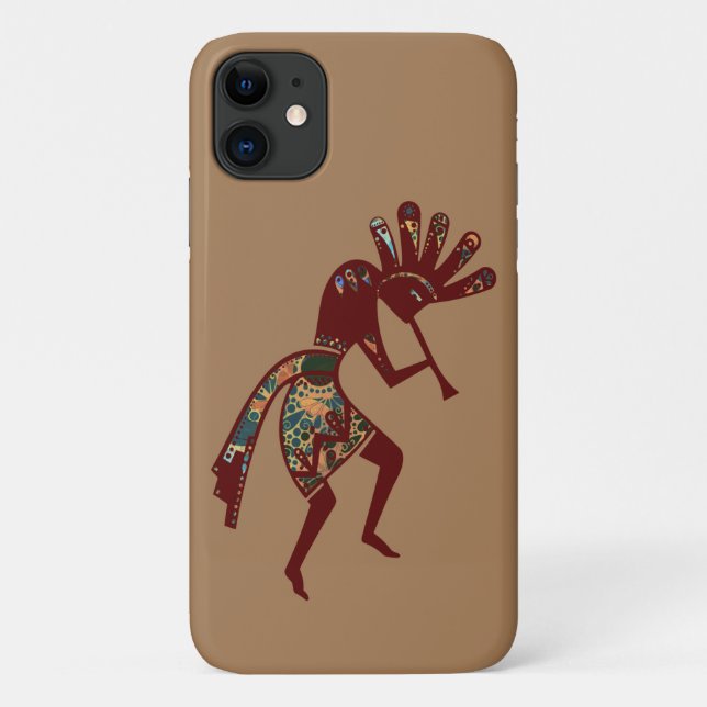 Native Americans Culture - Dancing Kokopelli 3 Case-Mate iPhone Case (Back)
