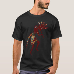 Native Americans Culture Dancing Kokopelli 3 Fan T-Shirt