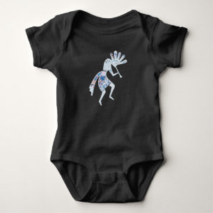 Native Americans Culture - Dancing Kokopelli 4 Baby Bodysuit