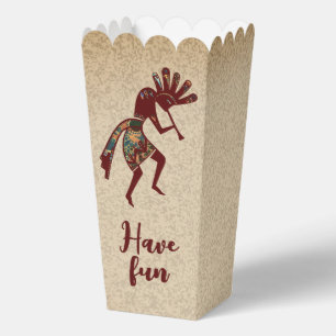 Native Americans Culture - Dancing Kokopelli 4 Favour Box