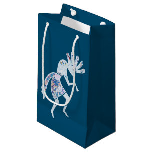 Native Americans Culture - Dancing Kokopelli 4 Small Gift Bag