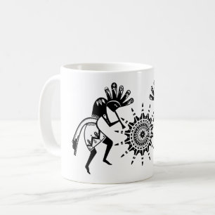 Native Americans Culture - Sun Dancing Kokopelli 1 Coffee Mug