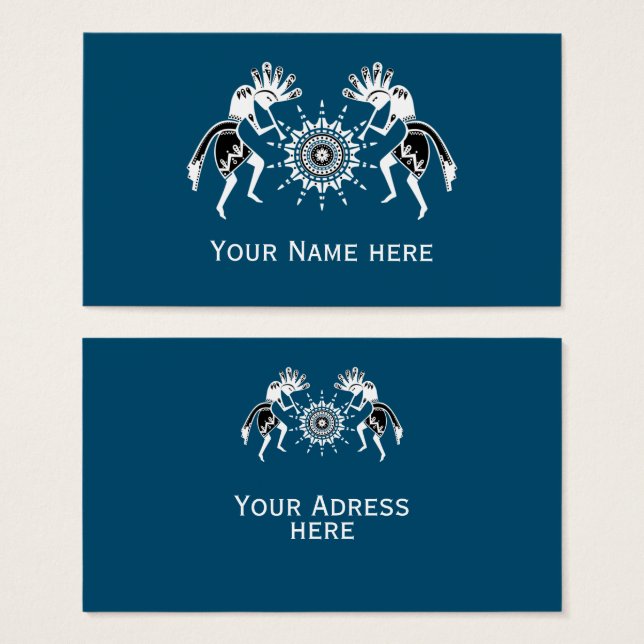 Native Americans Culture - Sun Dancing Kokopelli 2 (Front & Back)
